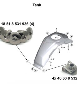 F750GS fairing bolt kit