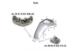 F750GS fairing bolt kit